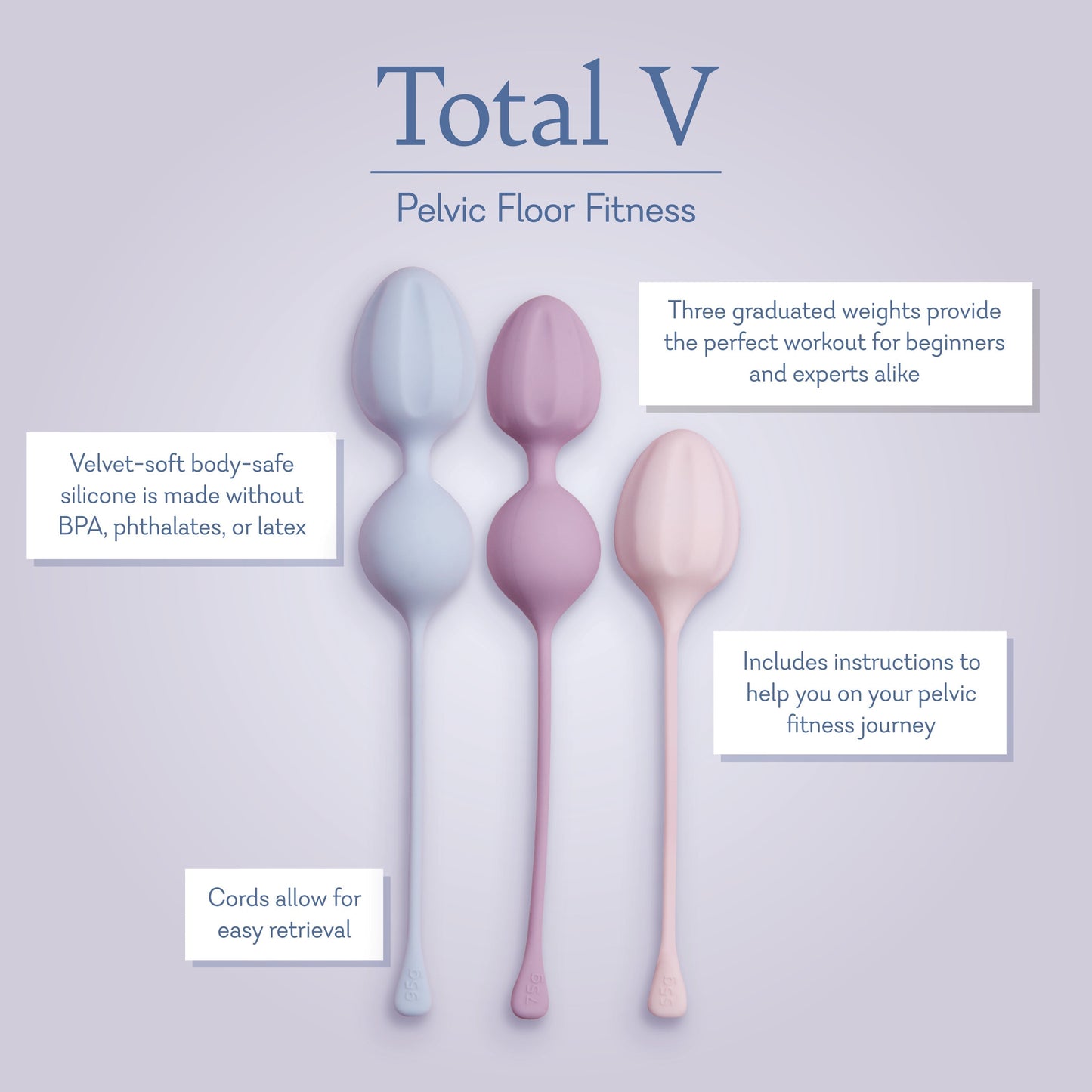 Total V Kegel Ball Set